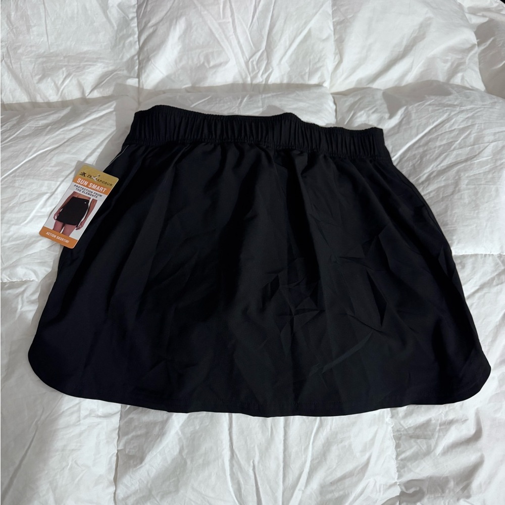 ZeroXposur Black Circle Skater Skirt